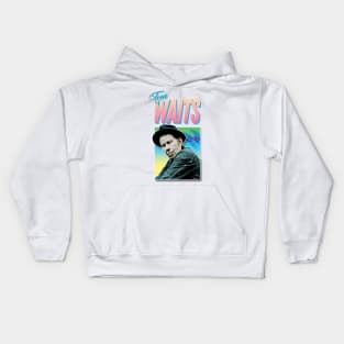 Tom Waits / Retro 90s Styled Aesthetic Design Kids Hoodie